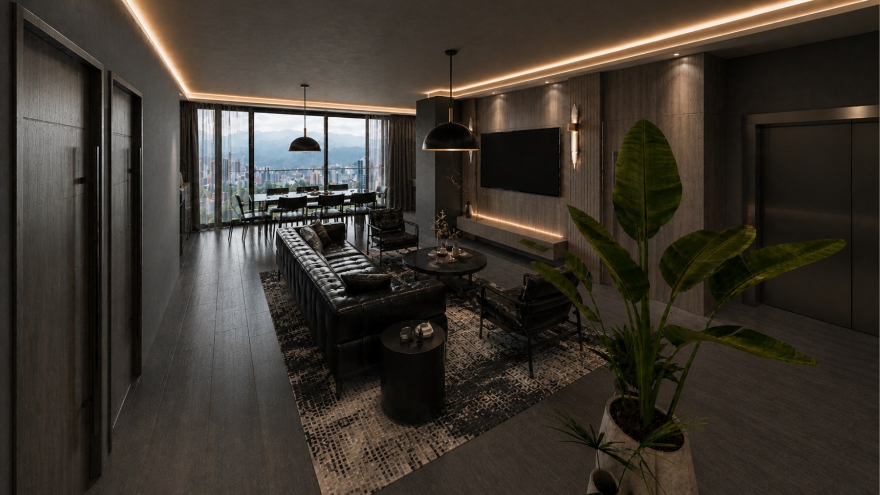 Art Black interior style